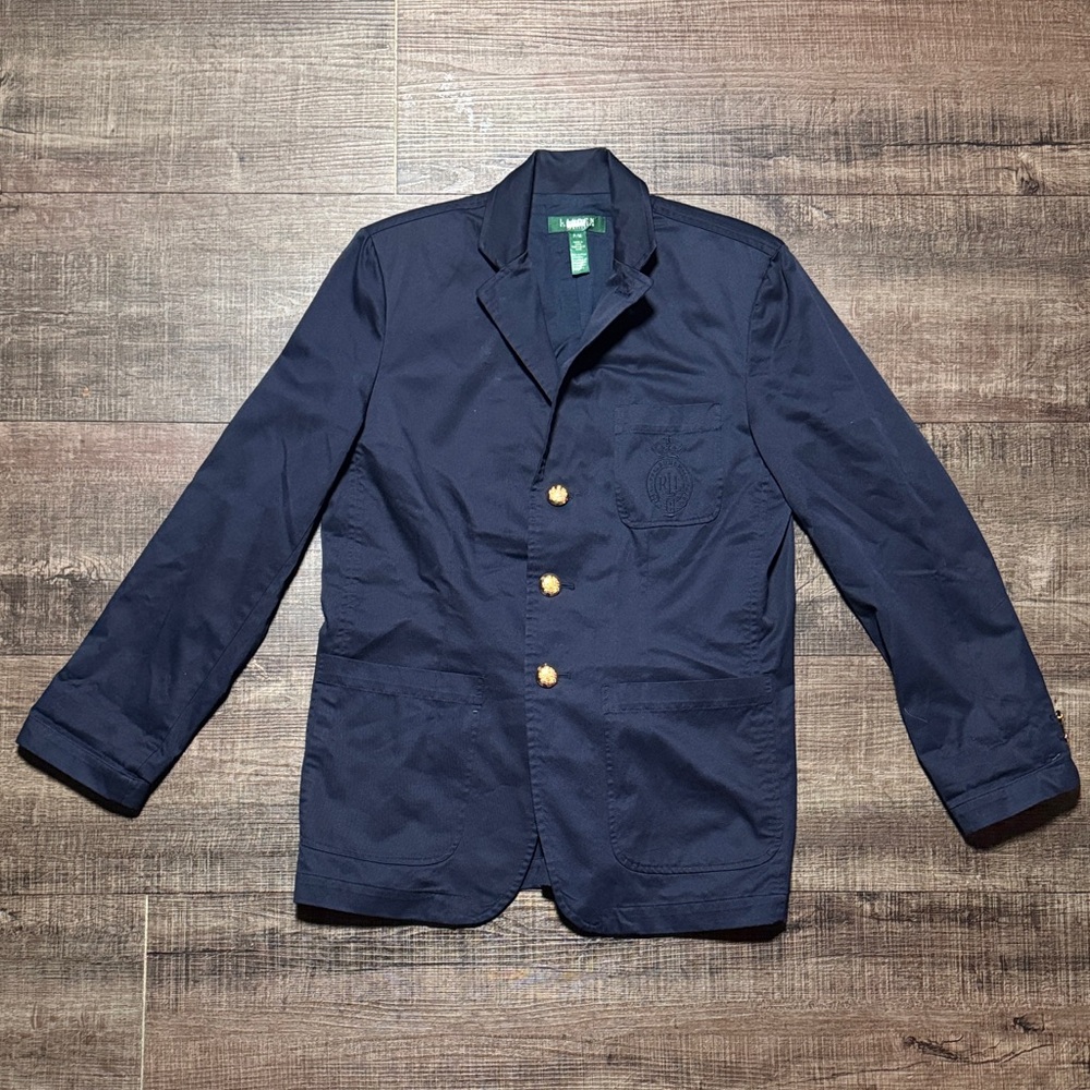 Lauren Ralph Lauren Navy Blazer with Gold Buttons